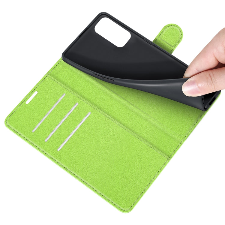 For OnePlus Nord 2 5G Litchi Texture Horizontal Flip Protective Case with Holder & Card Slots & Wallet