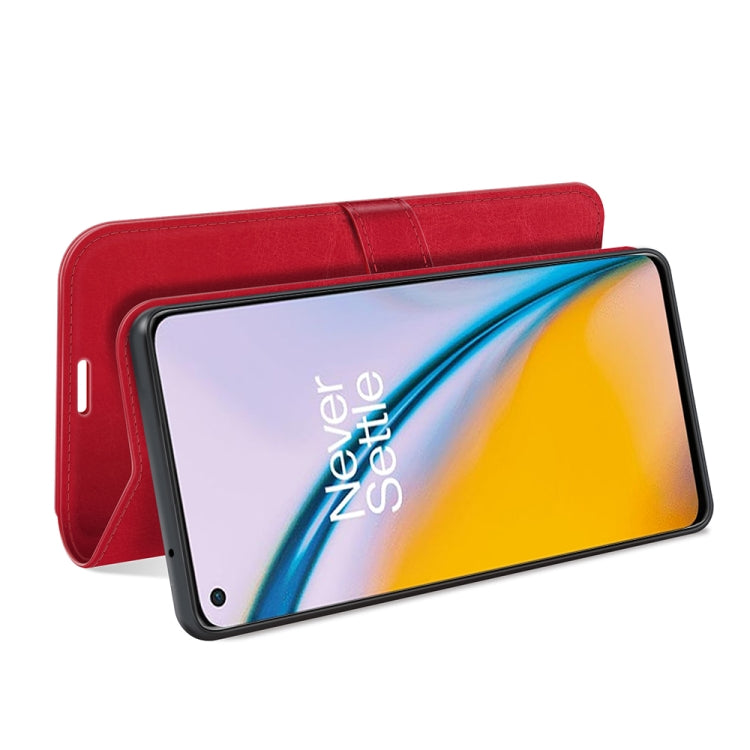 For OnePlus Nord 2 5G R64 Texture Single Horizontal Flip Protective Case with Holder & Card Slots & Wallet& Photo Frame