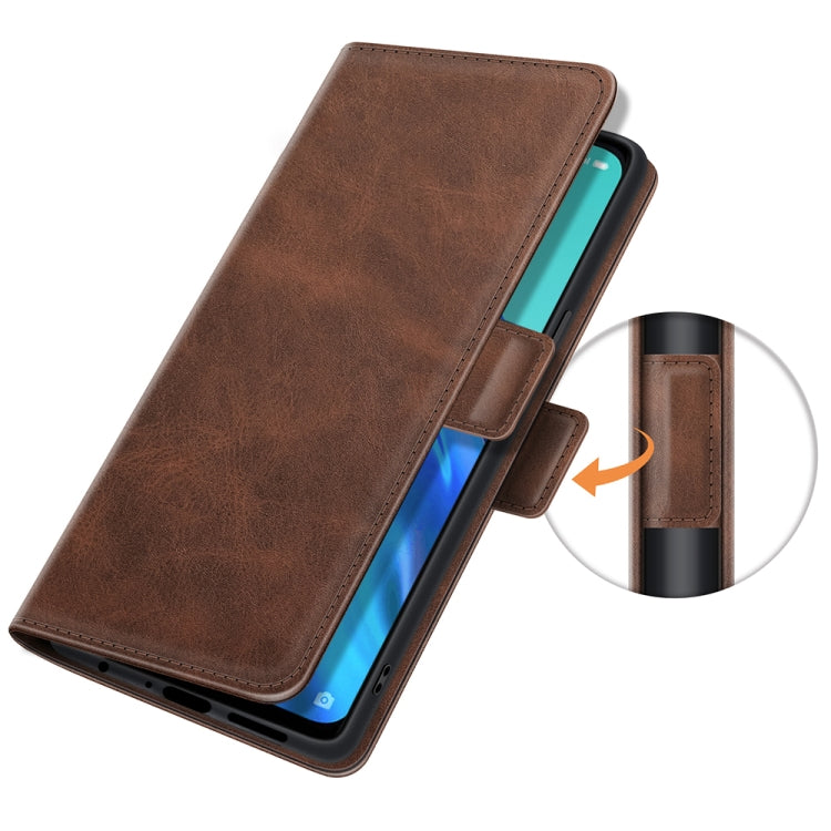 For OPPO Reno5 A Dual-side Magnetic Buckle Horizontal Flip Leather Case with Holder & Card Slots & Wallet