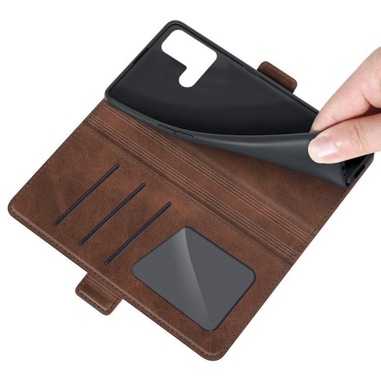 For OPPO Reno5 A Dual-side Magnetic Buckle Horizontal Flip Leather Case with Holder & Card Slots & Wallet
