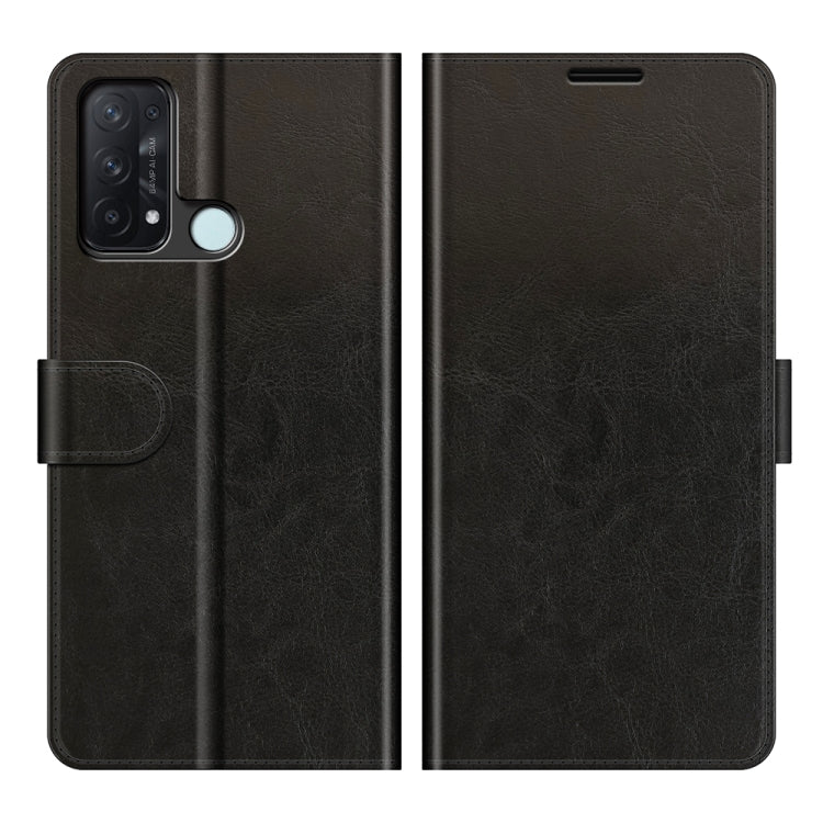 For OPPO Reno5 A R64 Texture Single Horizontal Flip Protective Case with Holder & Card Slots & Wallet& Photo Frame