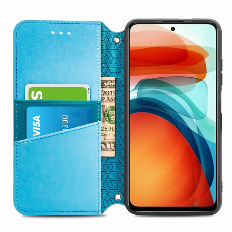 For Xiaomi Redmi Note 10 Pro 5G / Poco X3 GT Blooming Mandala Embossed Pattern Magnetic Horizontal Flip Leather Case with Holder & Card Slots & Wallet