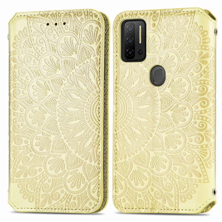 For Ulefone Note 11 Plus Blooming Mandala Embossed Pattern Magnetic Horizontal Flip Leather Case with Holder & Card Slots & Wallet