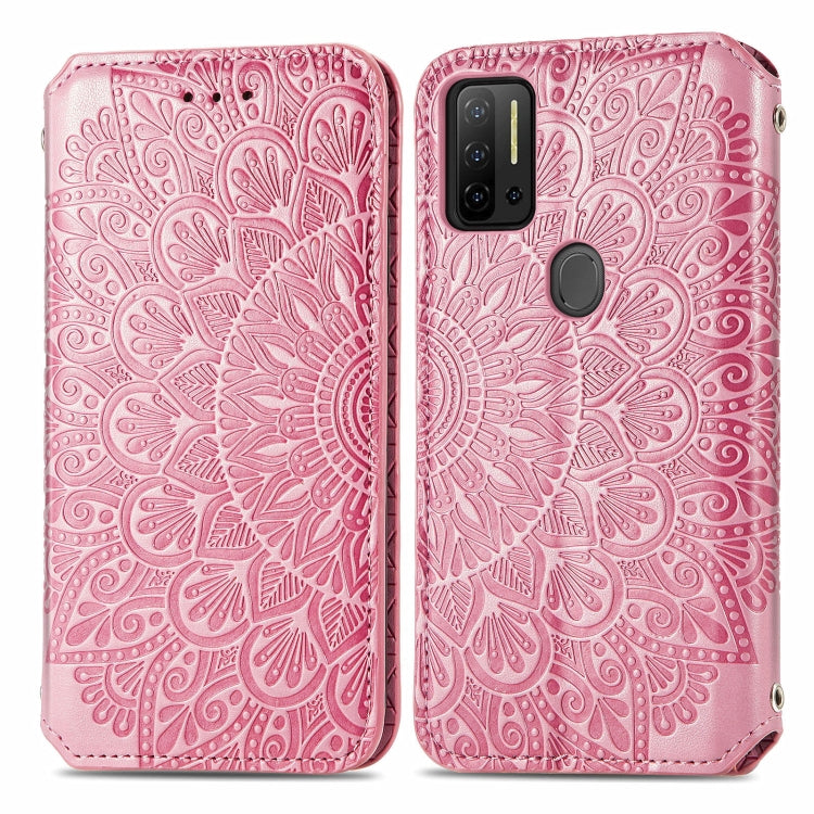 For Ulefone Note 11 Plus Blooming Mandala Embossed Pattern Magnetic Horizontal Flip Leather Case with Holder & Card Slots & Wallet