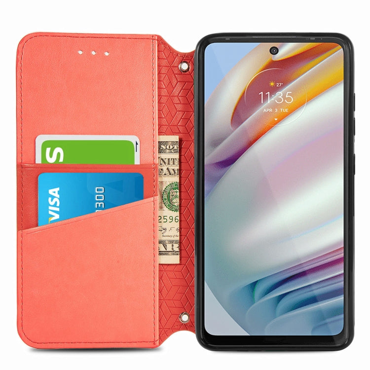 For Motorola Moto G60 Blooming Mandala Embossed Pattern Magnetic Horizontal Flip Leather Case with Holder & Card Slots & Wallet