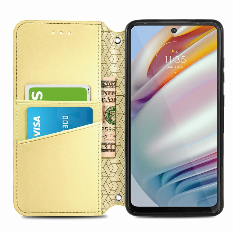 For Motorola Moto G60 Blooming Mandala Embossed Pattern Magnetic Horizontal Flip Leather Case with Holder & Card Slots & Wallet