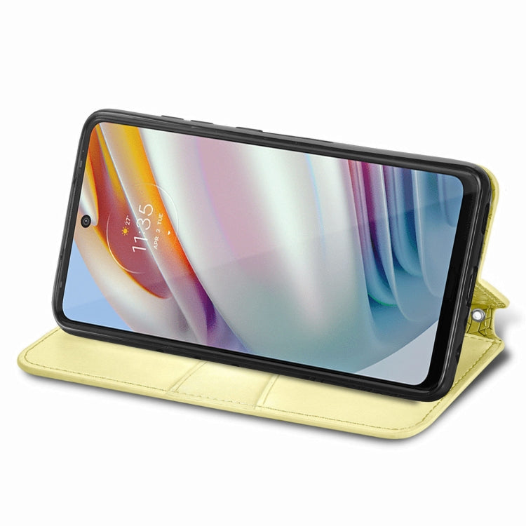 For Motorola Moto G60 Blooming Mandala Embossed Pattern Magnetic Horizontal Flip Leather Case with Holder & Card Slots & Wallet