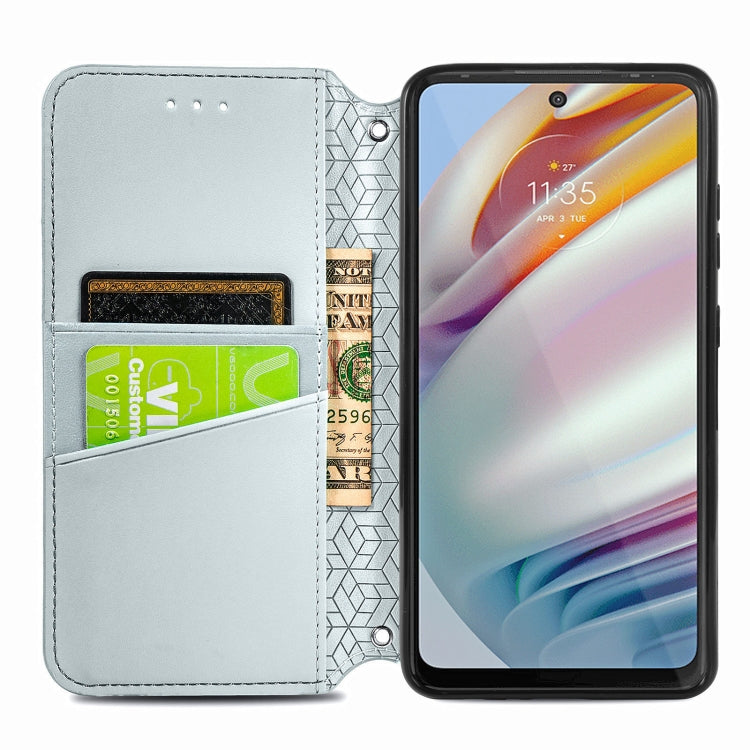For Motorola Moto G60 Blooming Mandala Embossed Pattern Magnetic Horizontal Flip Leather Case with Holder & Card Slots & Wallet
