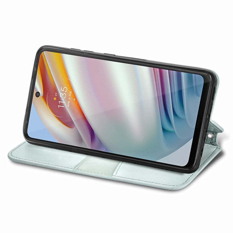 For Motorola Moto G60 Blooming Mandala Embossed Pattern Magnetic Horizontal Flip Leather Case with Holder & Card Slots & Wallet