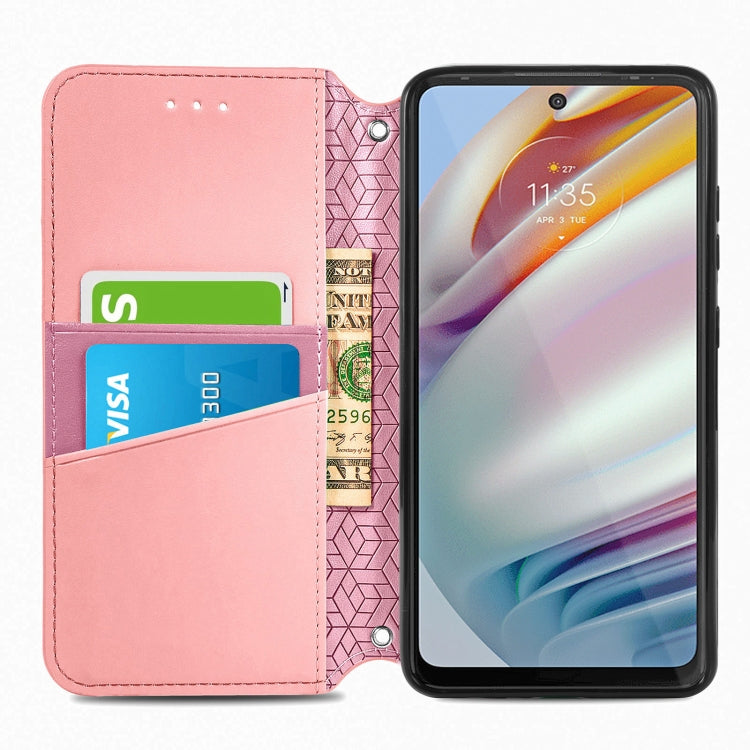 For Motorola Moto G60 Blooming Mandala Embossed Pattern Magnetic Horizontal Flip Leather Case with Holder & Card Slots & Wallet