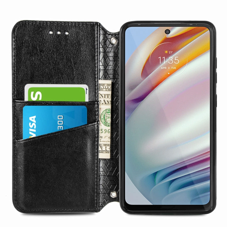 For Motorola Moto G60 Blooming Mandala Embossed Pattern Magnetic Horizontal Flip Leather Case with Holder & Card Slots & Wallet