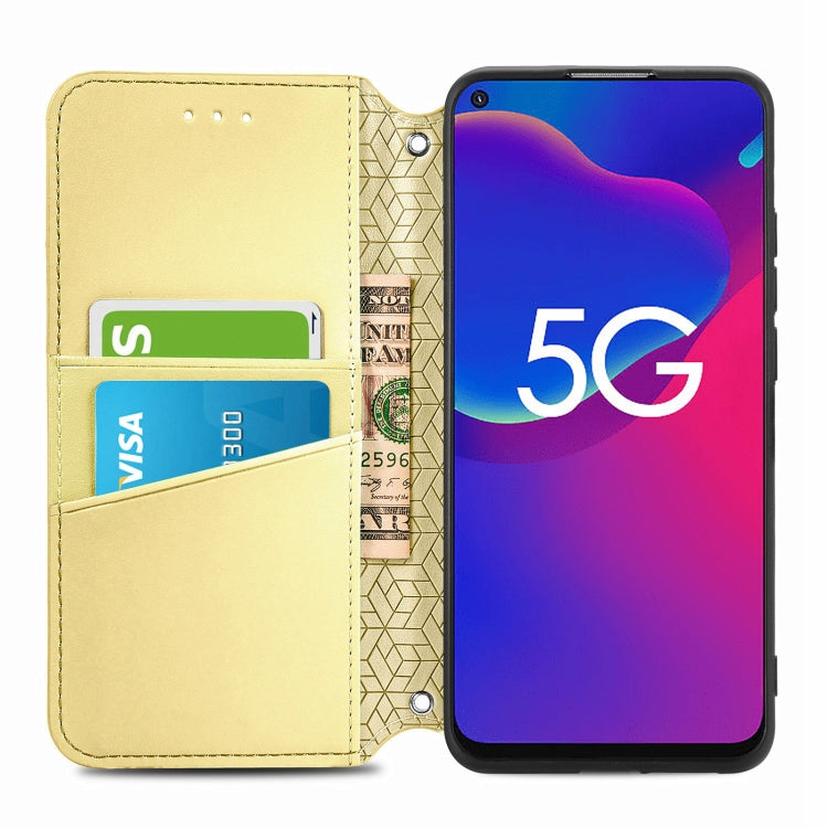 For ZTE Axon 11 SE 5G Blooming Mandala Embossed Pattern Magnetic Horizontal Flip Leather Case with Holder & Card Slots & Wallet