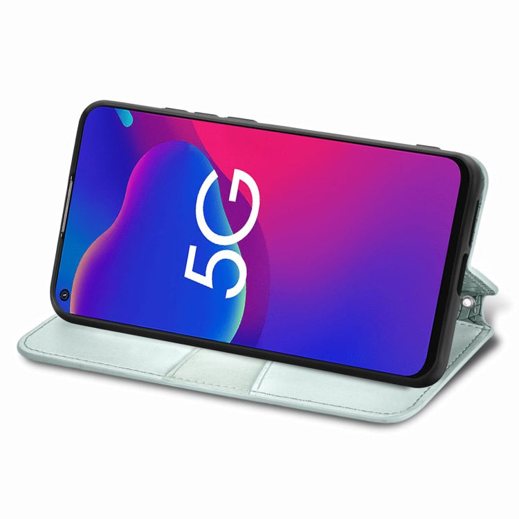 For ZTE Axon 11 SE 5G Blooming Mandala Embossed Pattern Magnetic Horizontal Flip Leather Case with Holder & Card Slots & Wallet