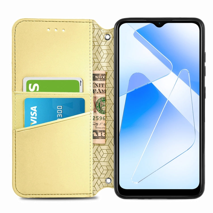 For OPPO A55 5G Blooming Mandala Embossed Pattern Magnetic Horizontal Flip Leather Case with Holder & Card Slots & Wallet