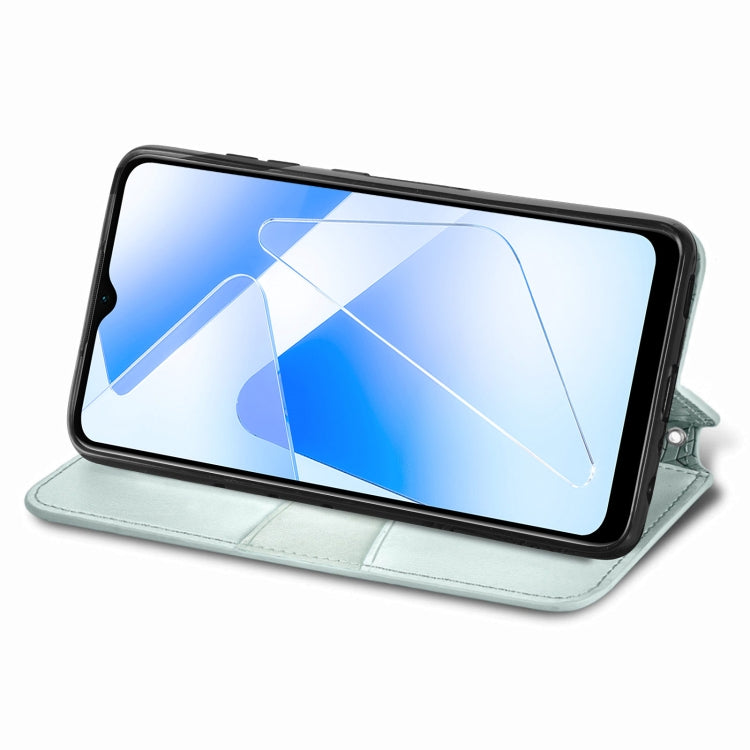 For OPPO A55 5G Blooming Mandala Embossed Pattern Magnetic Horizontal Flip Leather Case with Holder & Card Slots & Wallet