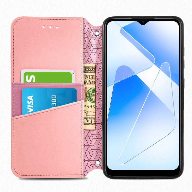 For OPPO A55 5G Blooming Mandala Embossed Pattern Magnetic Horizontal Flip Leather Case with Holder & Card Slots & Wallet