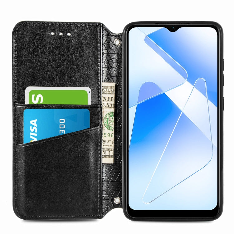 For OPPO A55 5G Blooming Mandala Embossed Pattern Magnetic Horizontal Flip Leather Case with Holder & Card Slots & Wallet