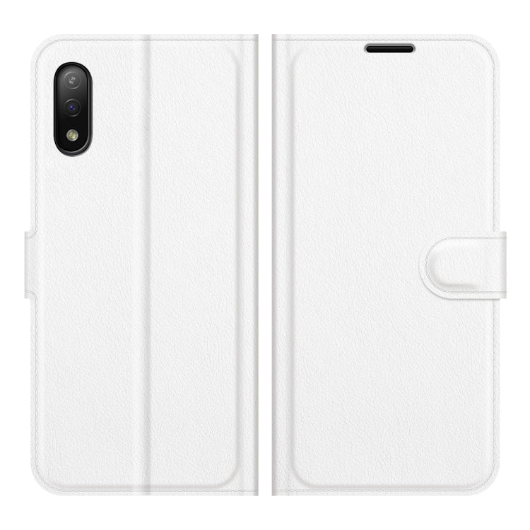 For Sony Xperia Ace II Litchi Texture Horizontal Flip Protective Case with Holder & Card Slots & Wallet