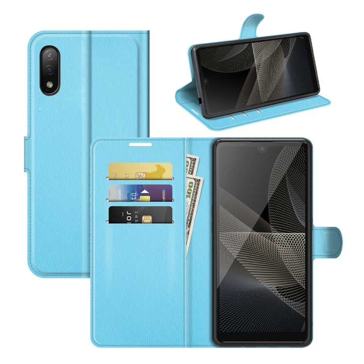 For Sony Xperia Ace II Litchi Texture Horizontal Flip Protective Case with Holder & Card Slots & Wallet
