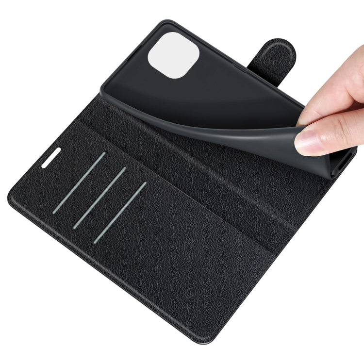 For Xiaomi Mi 11 Lite Litchi Texture Horizontal Flip Protective Case with Holder & Card Slots & Wallet