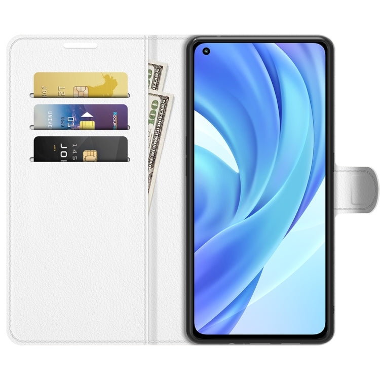 For Xiaomi Mi 11 Lite Litchi Texture Horizontal Flip Protective Case with Holder & Card Slots & Wallet