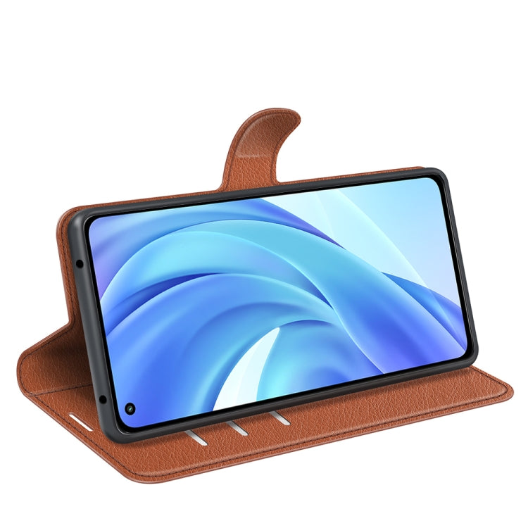 For Xiaomi Mi 11 Lite Litchi Texture Horizontal Flip Protective Case with Holder & Card Slots & Wallet