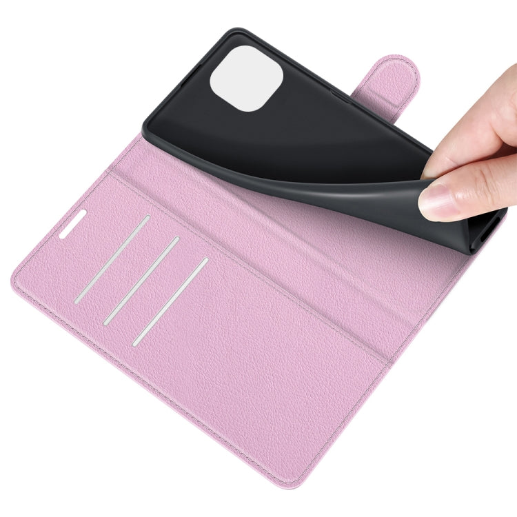 For Xiaomi Mi 11 Lite Litchi Texture Horizontal Flip Protective Case with Holder & Card Slots & Wallet