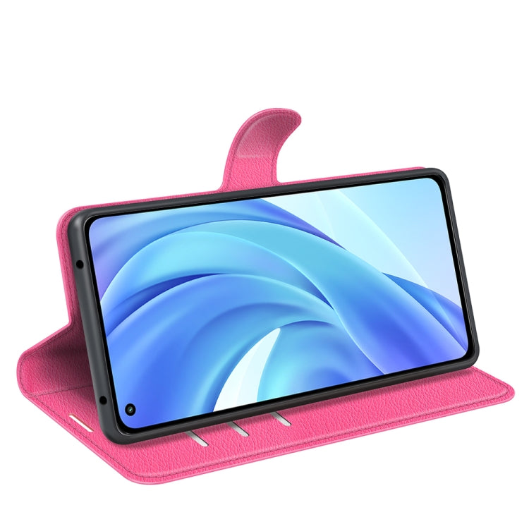 For Xiaomi Mi 11 Lite Litchi Texture Horizontal Flip Protective Case with Holder & Card Slots & Wallet