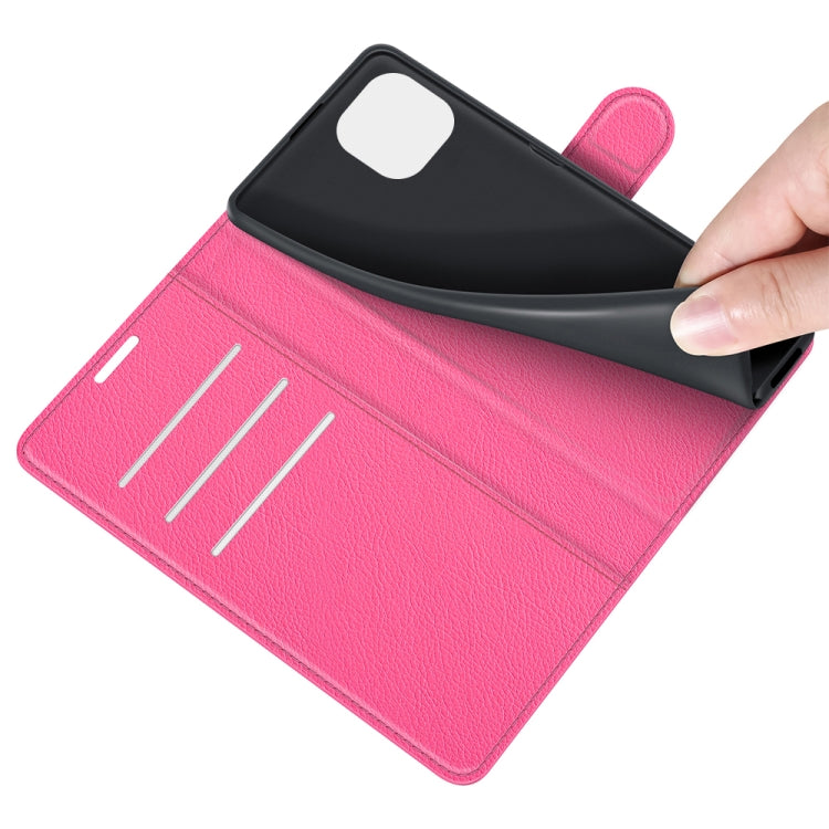 For Xiaomi Mi 11 Lite Litchi Texture Horizontal Flip Protective Case with Holder & Card Slots & Wallet