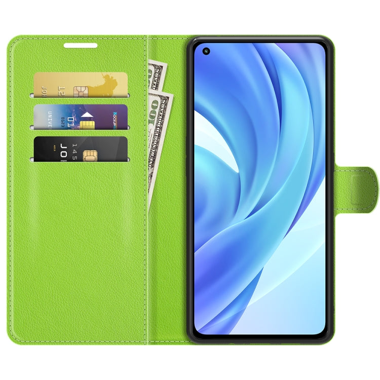 For Xiaomi Mi 11 Lite Litchi Texture Horizontal Flip Protective Case with Holder & Card Slots & Wallet