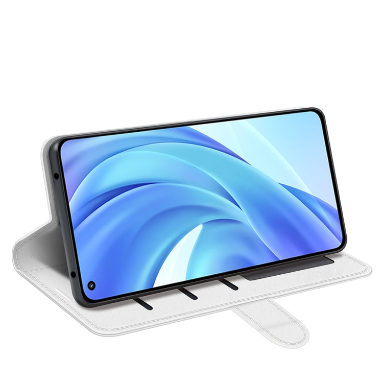 For Xiaomi Mi 11 Lite R64 Texture Single Horizontal Flip Protective Case with Holder & Card Slots & Wallet& Photo Frame