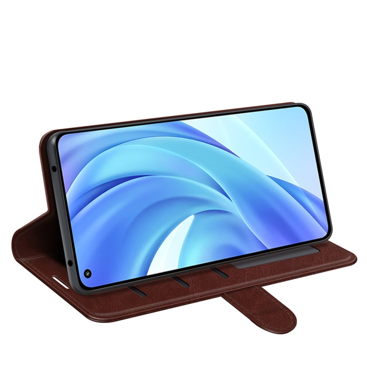 For Xiaomi Mi 11 Lite R64 Texture Single Horizontal Flip Protective Case with Holder & Card Slots & Wallet& Photo Frame