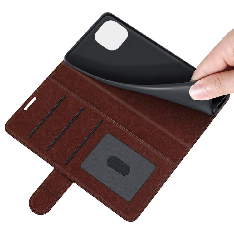 For Xiaomi Mi 11 Lite R64 Texture Single Horizontal Flip Protective Case with Holder & Card Slots & Wallet& Photo Frame