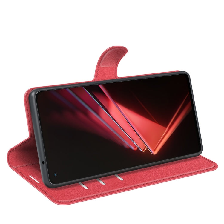 For OPPO K9 Litchi Texture Horizontal Flip Protective Case with Holder & Card Slots & Wallet