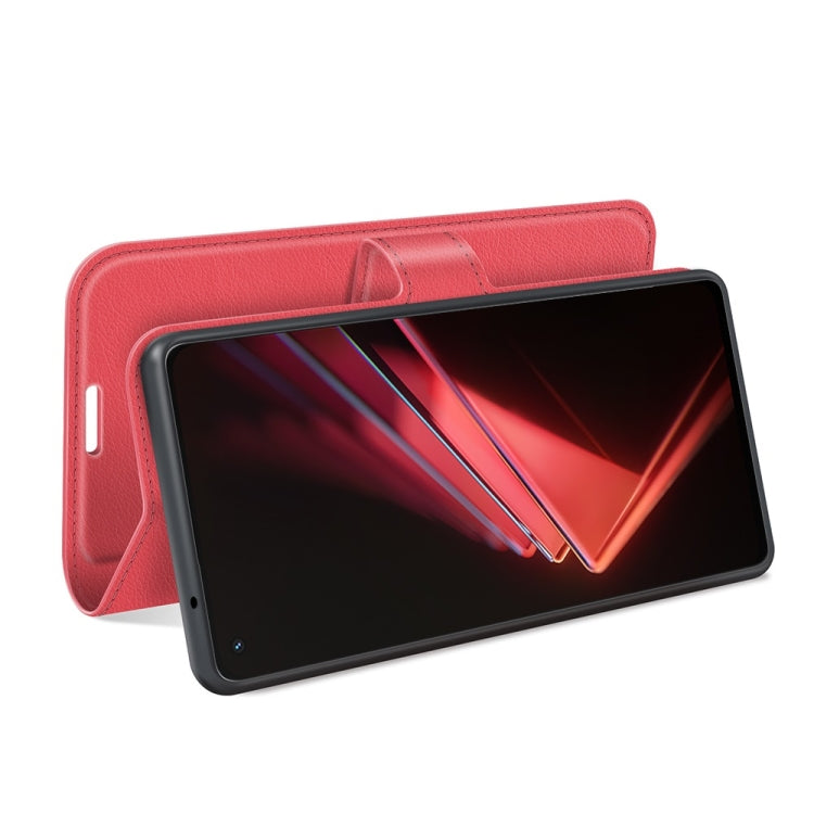 For OPPO K9 Litchi Texture Horizontal Flip Protective Case with Holder & Card Slots & Wallet