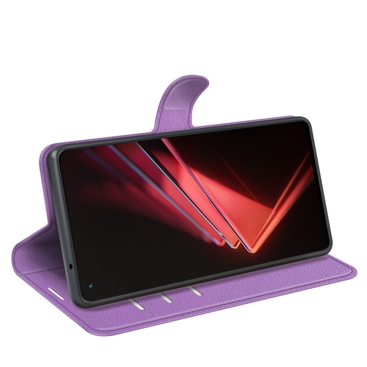 For OPPO K9 Litchi Texture Horizontal Flip Protective Case with Holder & Card Slots & Wallet