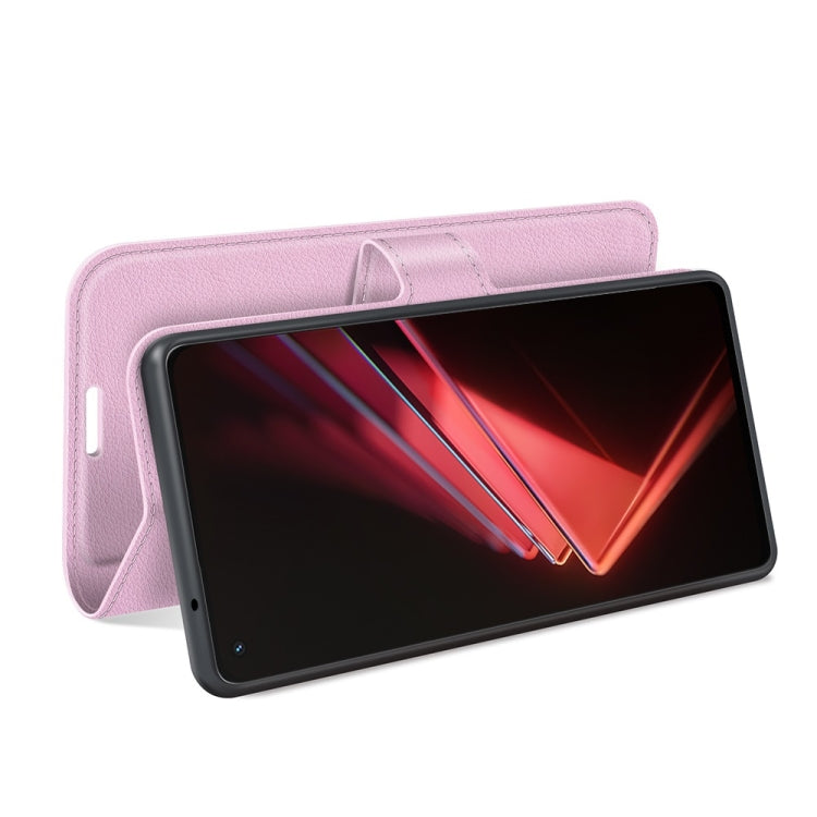 For OPPO K9 Litchi Texture Horizontal Flip Protective Case with Holder & Card Slots & Wallet