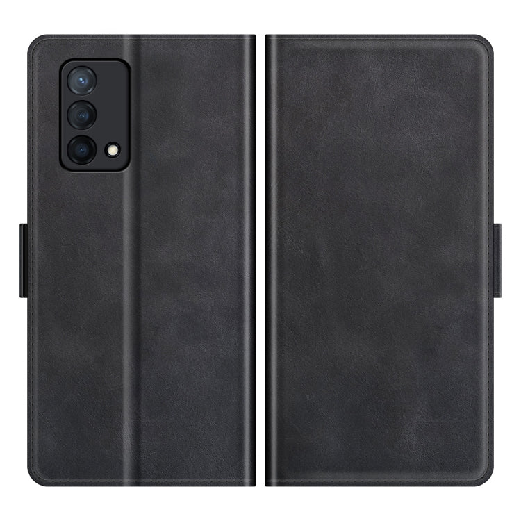 For OPPO K9 Dual-side Magnetic Buckle Horizontal Flip Leather Case with Holder & Card Slots & Wallet