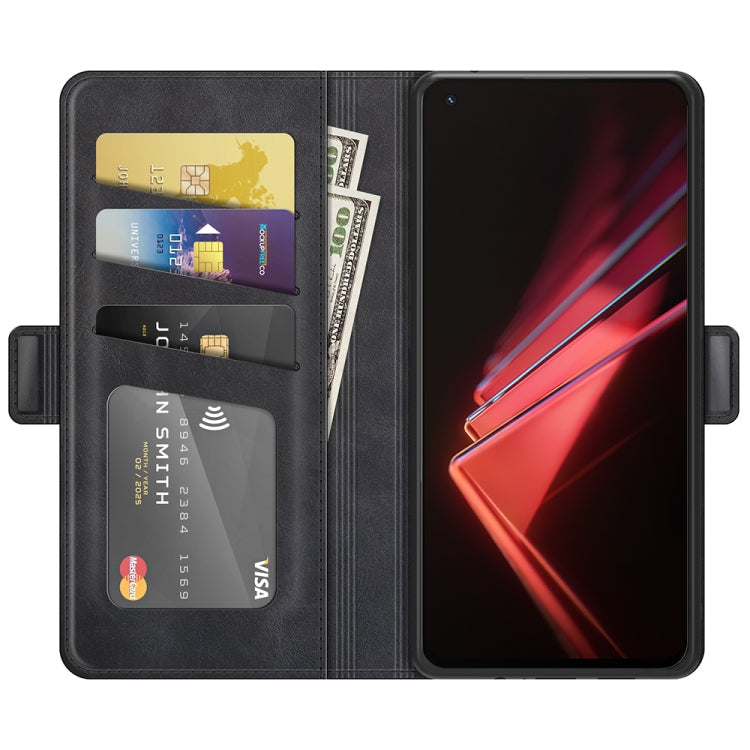 For OPPO K9 Dual-side Magnetic Buckle Horizontal Flip Leather Case with Holder & Card Slots & Wallet