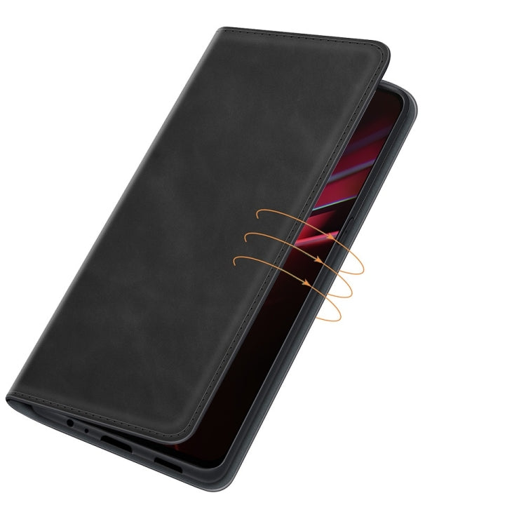 For OPPO K9 Retro-skin Business Magnetic Suction Leather Case with Holder & Card Slots & Wallet