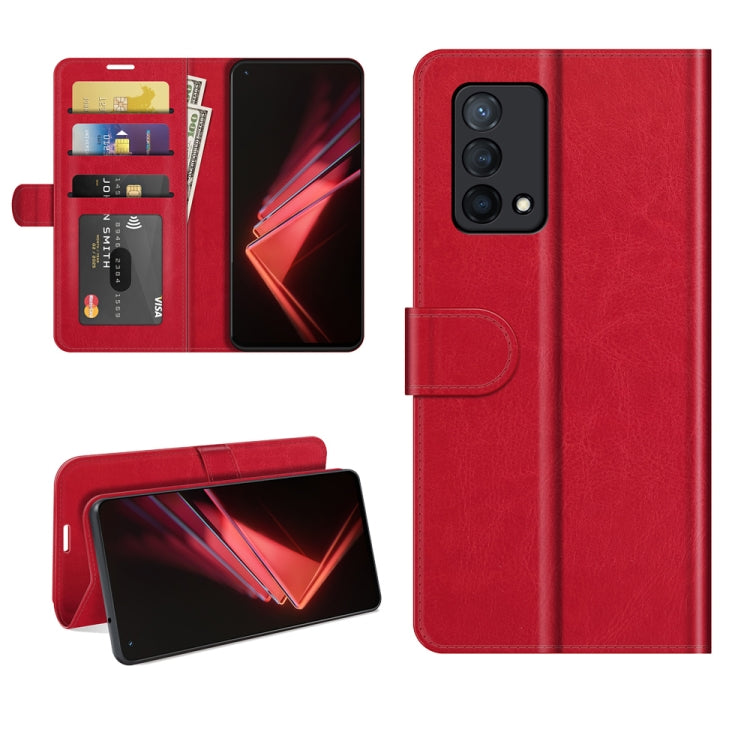 For OPPO K9 R64 Texture Single Horizontal Flip Protective Case with Holder & Card Slots & Wallet& Photo Frame