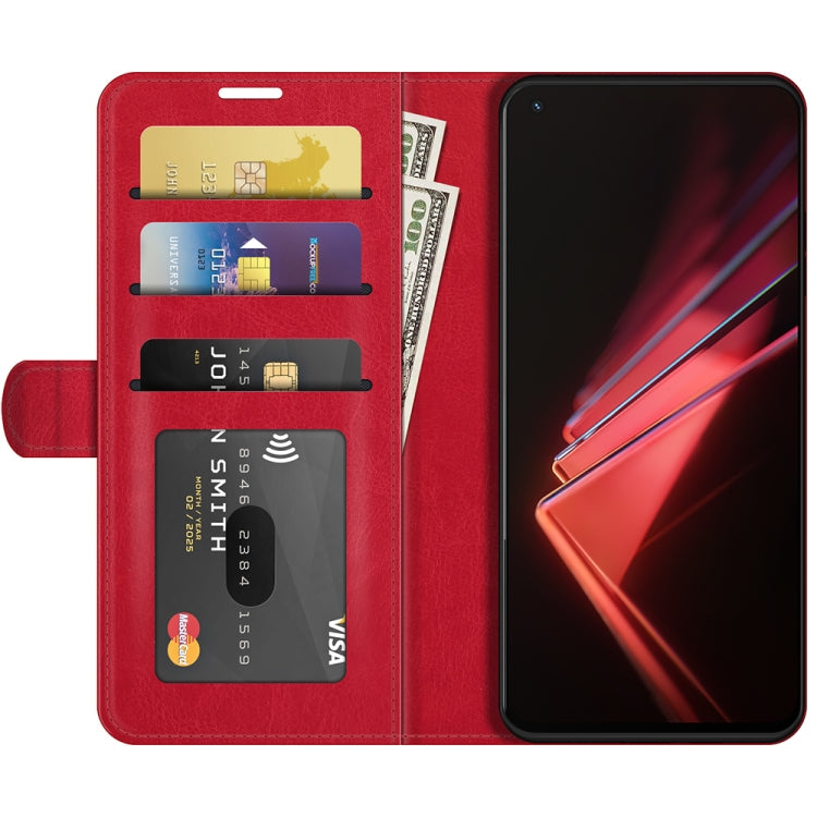 For OPPO K9 R64 Texture Single Horizontal Flip Protective Case with Holder & Card Slots & Wallet& Photo Frame