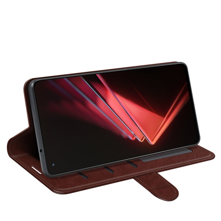 For OPPO K9 R64 Texture Single Horizontal Flip Protective Case with Holder & Card Slots & Wallet& Photo Frame