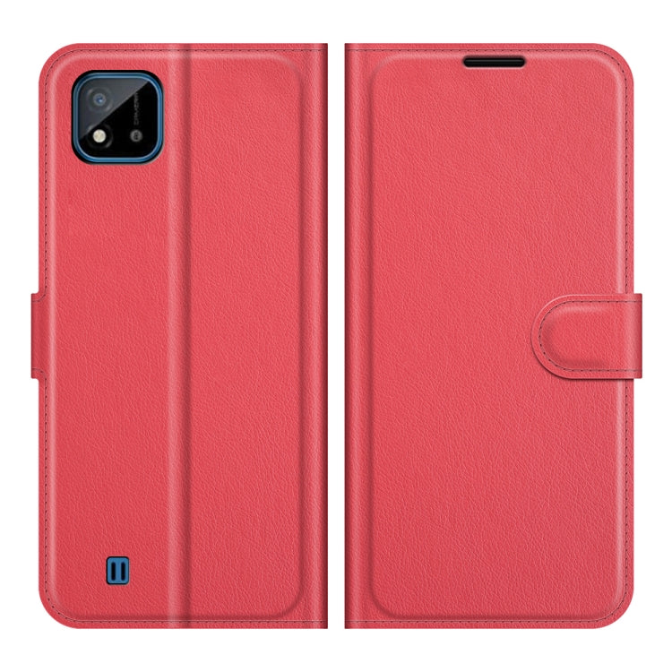 For OPPO Realme C11 2021 Litchi Texture Horizontal Flip Protective Case with Holder & Card Slots & Wallet