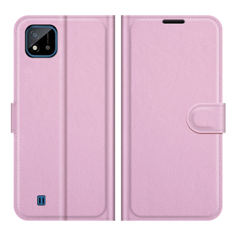 For OPPO Realme C11 2021 Litchi Texture Horizontal Flip Protective Case with Holder & Card Slots & Wallet