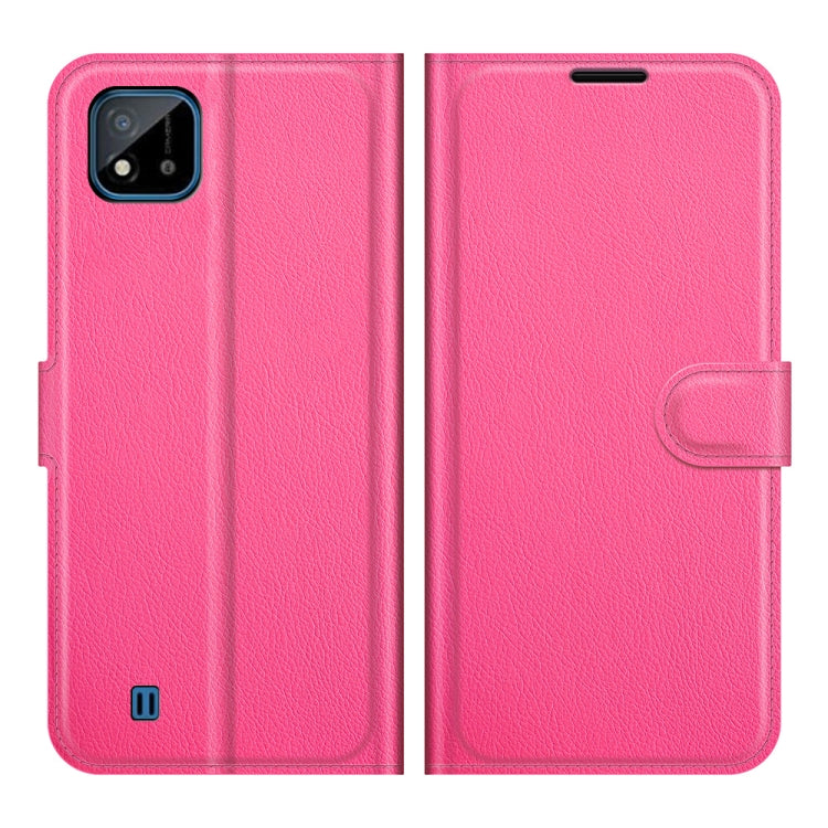For OPPO Realme C11 2021 Litchi Texture Horizontal Flip Protective Case with Holder & Card Slots & Wallet