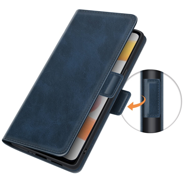 For OPPO Realme C11 2021 Dual-side Magnetic Buckle Horizontal Flip Leather Case with Holder & Card Slots & Wallet