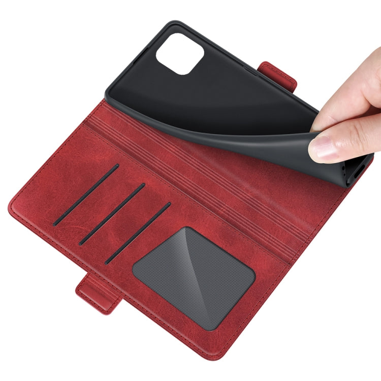 For OPPO Realme C11 2021 Dual-side Magnetic Buckle Horizontal Flip Leather Case with Holder & Card Slots & Wallet