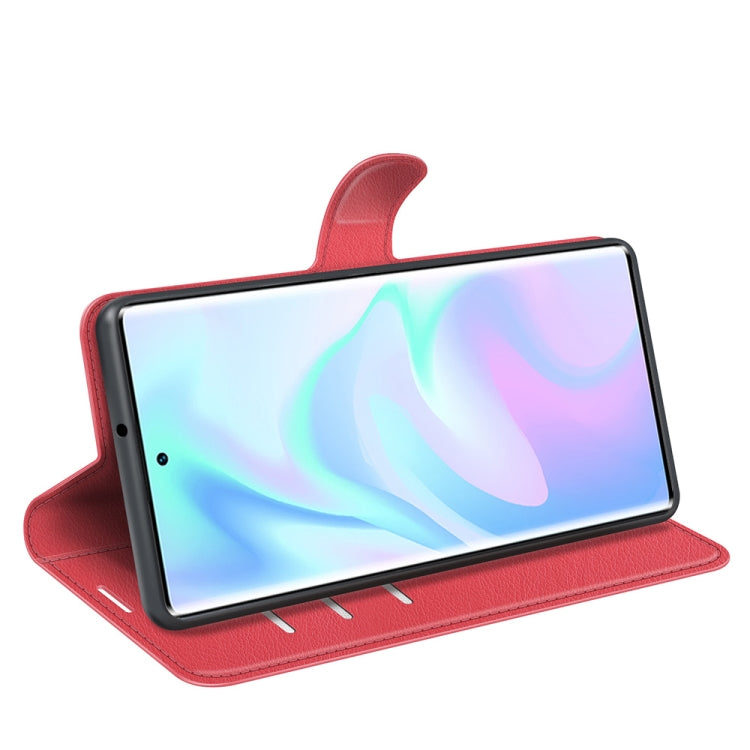 For ZTE Axon 30 Ultra 5G Litchi Texture Horizontal Flip Protective Case with Holder & Card Slots & Wallet