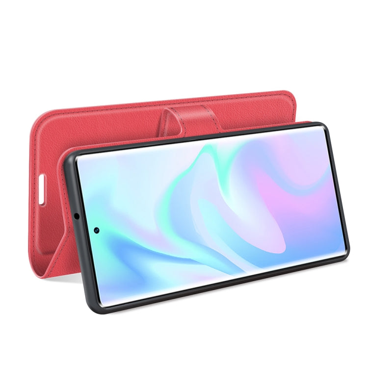 For ZTE Axon 30 Ultra 5G Litchi Texture Horizontal Flip Protective Case with Holder & Card Slots & Wallet